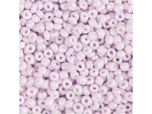 [90270637 1468148] Creativ Company Rocailles-Perlen Glasperlen Rosa mattiert
