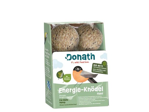 [90270692 1494850] Donath Wintervogelfutter Energie Knödel Hanf, 6 x 100 g