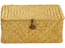 diaqua® Aufbewahrungsbox Straw 29 x 19 x 13 cm, Nature