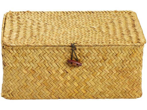[90270778 1462871] diaqua® Aufbewahrungsbox Straw 29 x 19 x 13 cm, Nature