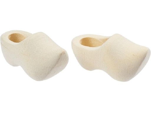 [90270811 1476802] HobbyFun Mini-Utensilien Holzschuhe Hellbraun