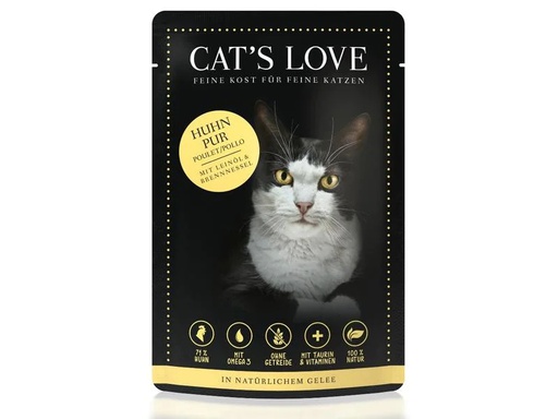 [90270950 1487334] Cat's Love Nassfutter Adult Huhn, 85 g