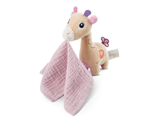 [90271140 1391800] My First Nici Stehendes Schmusetier Giraffe Sasuma mit Mulltuch 16 cm