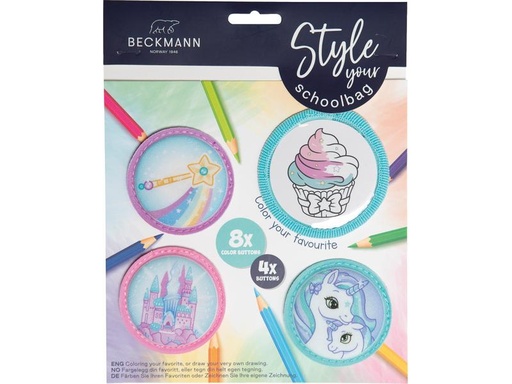 [90046439 1174090] Beckmann Badges Kletties 4 Stück, Mint