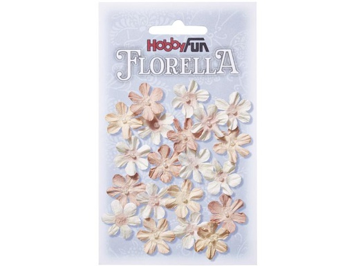 [90271535 1476899] HobbyFun Mini-Utensilien Blüten aus Maulbeerpapier