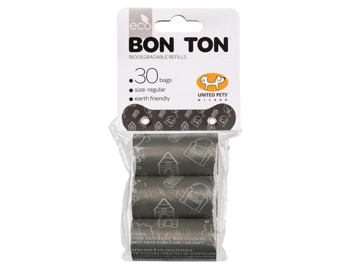 [90271749 1457173] United Pets Hundekotbeutel BonTon Regular Refill, Braun