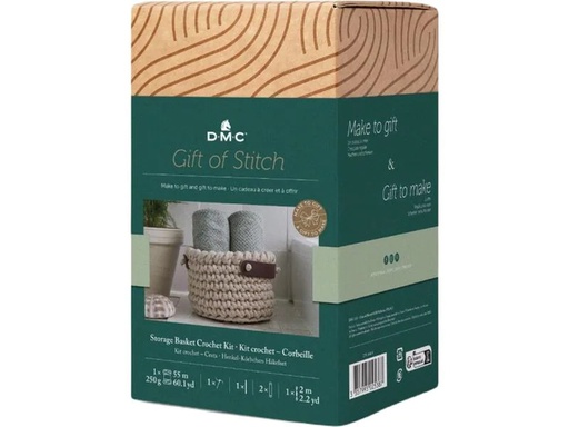 [90271867 1477154] DMC Häkelset Gift of Stich Aufbewahrungskorb, 17 x 11 cm