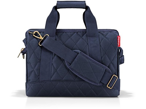 [90272183 1421925] Reisenthel Umhängetasche Allrounder M Rhombus Midnight Gold