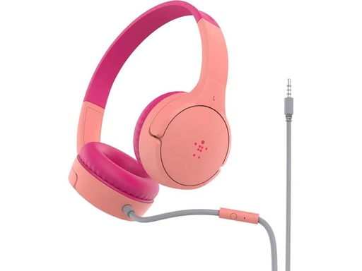 [90272225 1497818] Belkin On-Ear-Kopfhörer SoundForm Mini Pink