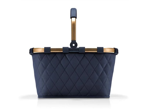 [90272256 1421933] Reisenthel Einkaufskorb Carrybag Rhombus Midnight Gold