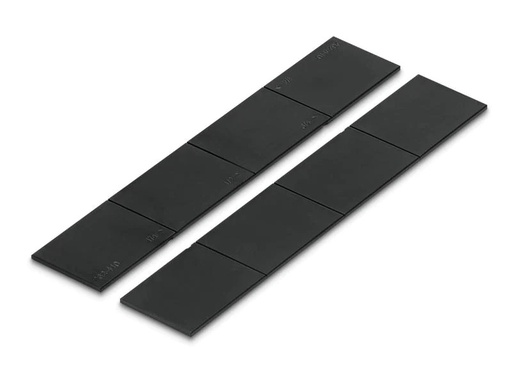 [90046544 1208577] Styro Schubladenelement Unterteilung 2 Stück, Schwarz