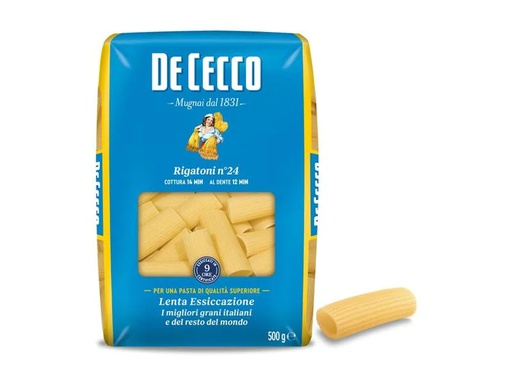 [90272606 1499873] De Cecco Teigwaren Rigatoni Nr.24 500 g