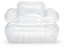 Intex Aufblasbarer Sessel Arm Chair 109 x 109 x 79 cm, Transparent