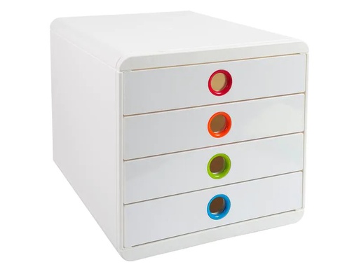 [90272672 1450562] Exacompta Schubladenbox Pop-Box Weiss