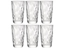 Bormioli Rocco Longdrinkglas Diamond 470 ml, 6 Stück, Transparent