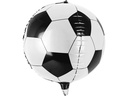 Partydeco Folienballon Fussball Schwarz/Weiss