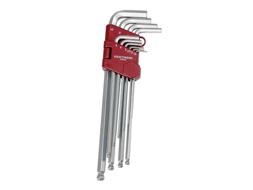 [90046614 263204] Kraftwerk Winkelschlüssel-Set XXL Innensechskant