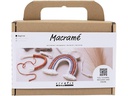 Creativ Company Bastelset Mini Macramé Regenbogen
