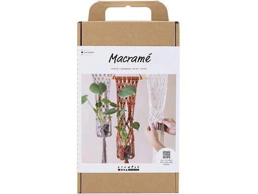 [90273080 1468180] Creativ Company Bastelset Mini Macramé Blumenaufhänger