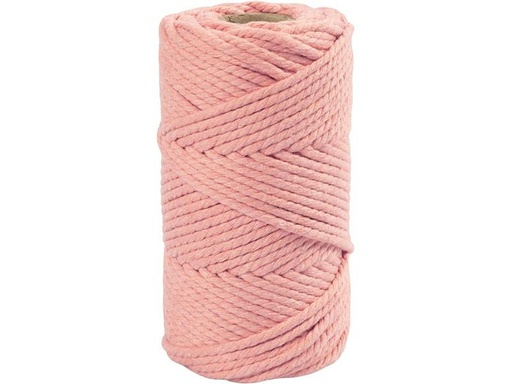 [90273191 1468186] Creativ Company Baumwollgarn Macramé Kordel Rosa