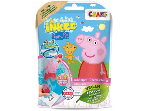 [90273343 1494710] Craze Badekugel Inkee – Peppa Pig 1 Stück