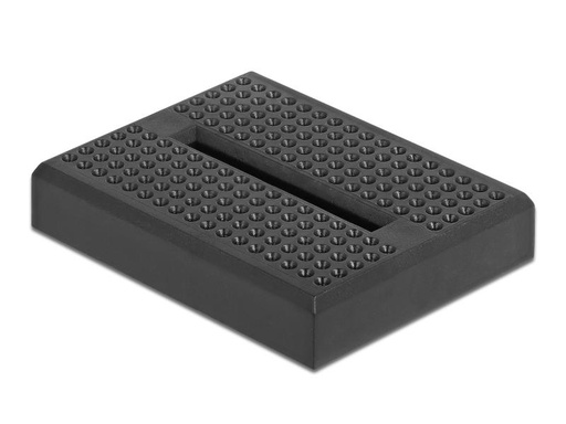 [90046774 1092576] Delock Breadboard Experimentier-Mini 170 Kontakte Schwarz