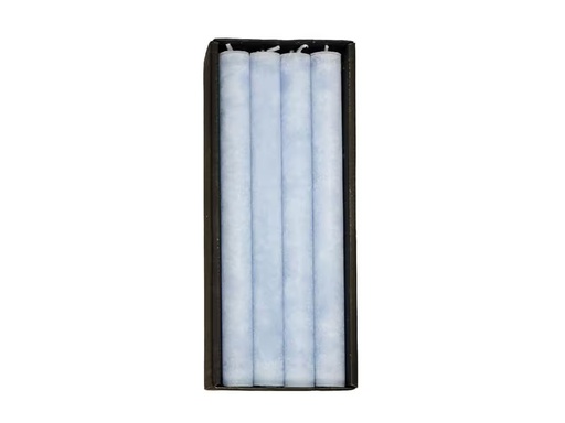 [90273426 1509361] Schulthess Kerzen Stabkerze Stahlblau 4 Stück, 24 x 2.2 cm
