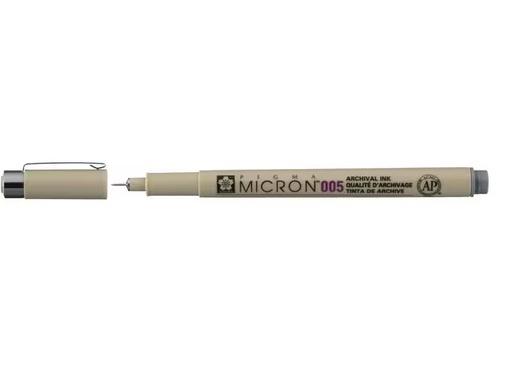 [90273505 1502479] Sakura Fineliner Pigma Micron 005 0.2 mm, Kaltgrau