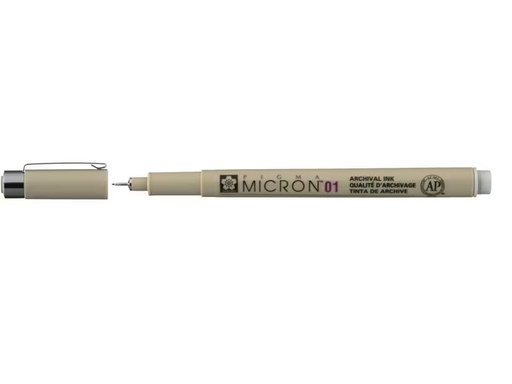 [90273555 1502480] Sakura Fineliner Pigma Micron 01 0.25 mm, Hellkaltgrau