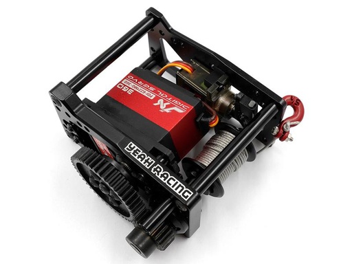 [90273636 1508739] Yeah Racing Modellbau-Seilwinde mit Kupplung, für Servos, Bausatz