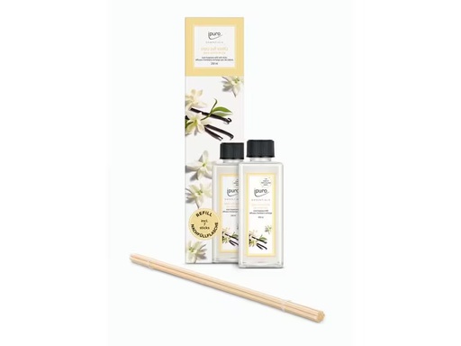 [90274005 1451745] ipuro Duftstäbchen Refill Soft Vanilla mit Stäbchen 200 ml