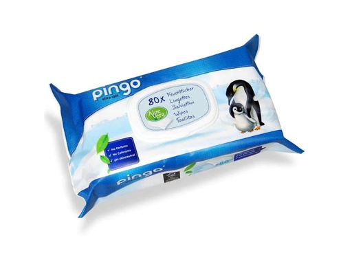 [90274126 443834] Pingo Feuchttücher Aloe Vera Einzelpackung