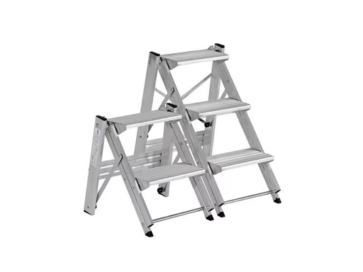 [90274128 1489670] Edi Baur Trittleiter Aluminium 3 Stufen
