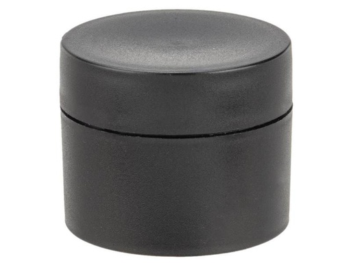 [90274191 1369022] Glorex Kosmetik Dose doppelwandig 15 ml, Schwarz