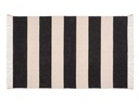 Wenko Badteppich Kasi 50 x 80 cm, Schwarz/Weiss