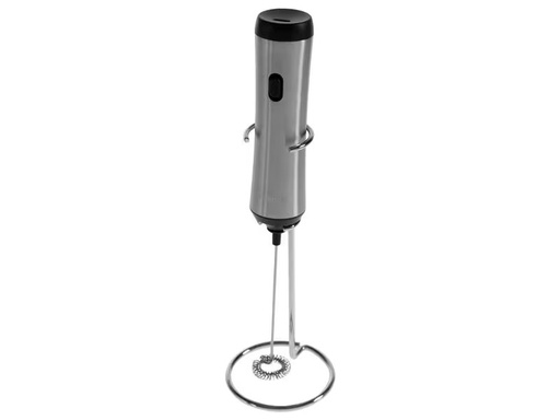 [90274319 1433537] FURBER Milchschäumer USB-C mit Standfuss, Edelstahl