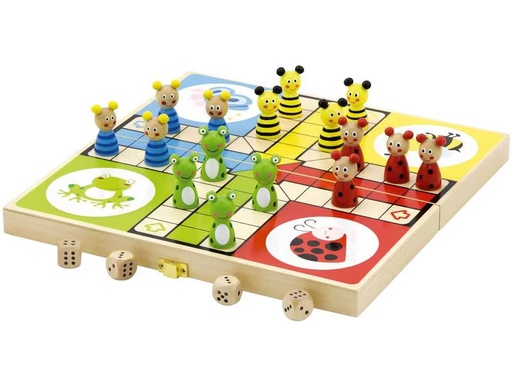 [90274356 1463675] Viga Familienspiel Ludo Tiere