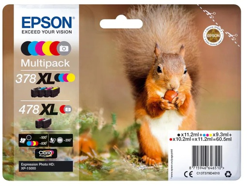 [90046920 932683] Epson Tinte Epson 378XL / 478 XL