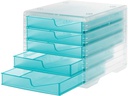 Styro Schubladenbox Styroswingbox light Aqua