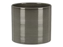 scheurich Blumentopf Glass 12 cm, Grau