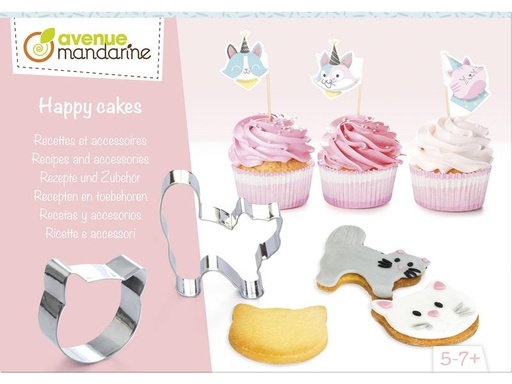 [90274646 1500848] Avenue Mandarine Bastelset Happy Cakes Katzen