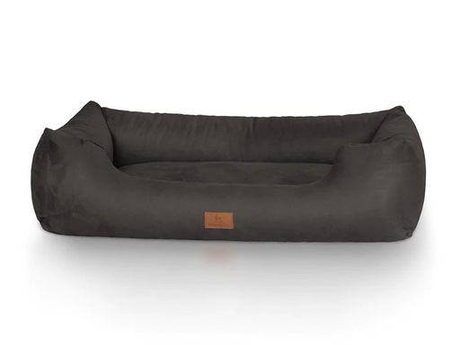 [90274705 1480840] Knuffelwuff Hunde-Bett Dreamline Velour XL, 105 x 75 cm, Schwarz