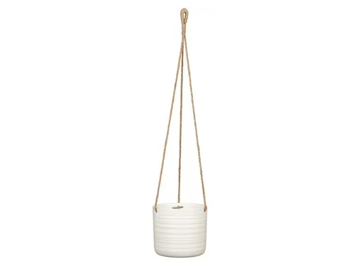 [90275011 1471527] scheurich Blumenampel Cottage 14.2 cm, Weiss