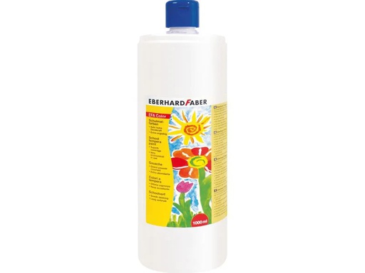 [90047003 1102082] Eberhard Faber Temperafarben Efa-Color, 1000 ml, Weiss