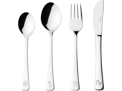 [90275324 1513122] Leonardo Kinderbesteckset Bambini 4-teilig