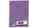 Creativ Company Bastelfilz 1.5 - 2 mm, A4, 10 Blatt, Hellviolett