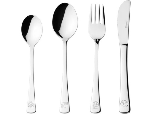 [90275391 1513121] Leonardo Kinderbesteckset Bambini 4-teilig