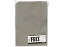 Creativ Company Bastelfilz 1.5 - 2 mm, A4, 10 Blatt, Grau