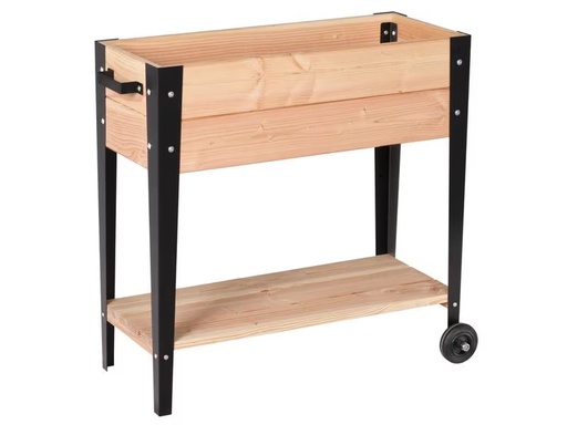 [90275461 1508694] Innovesta Hochbeet mit Rollen, 80 x 33 x 80 cm