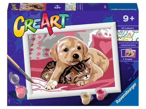 [90275463 1487908] Ravensburger Malen nach Zahlen CreArt: Blanket Buddies
